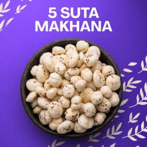 5 sutta makhana / fox nuts – premium grade, natural & healthy snack – per kg |