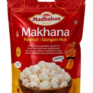 madhuban premium makhana (foxnut / gorgon nut) – 250 gms